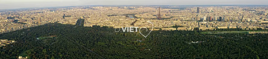 Photo Dominique VIET - Bois de Boulogne panoramique