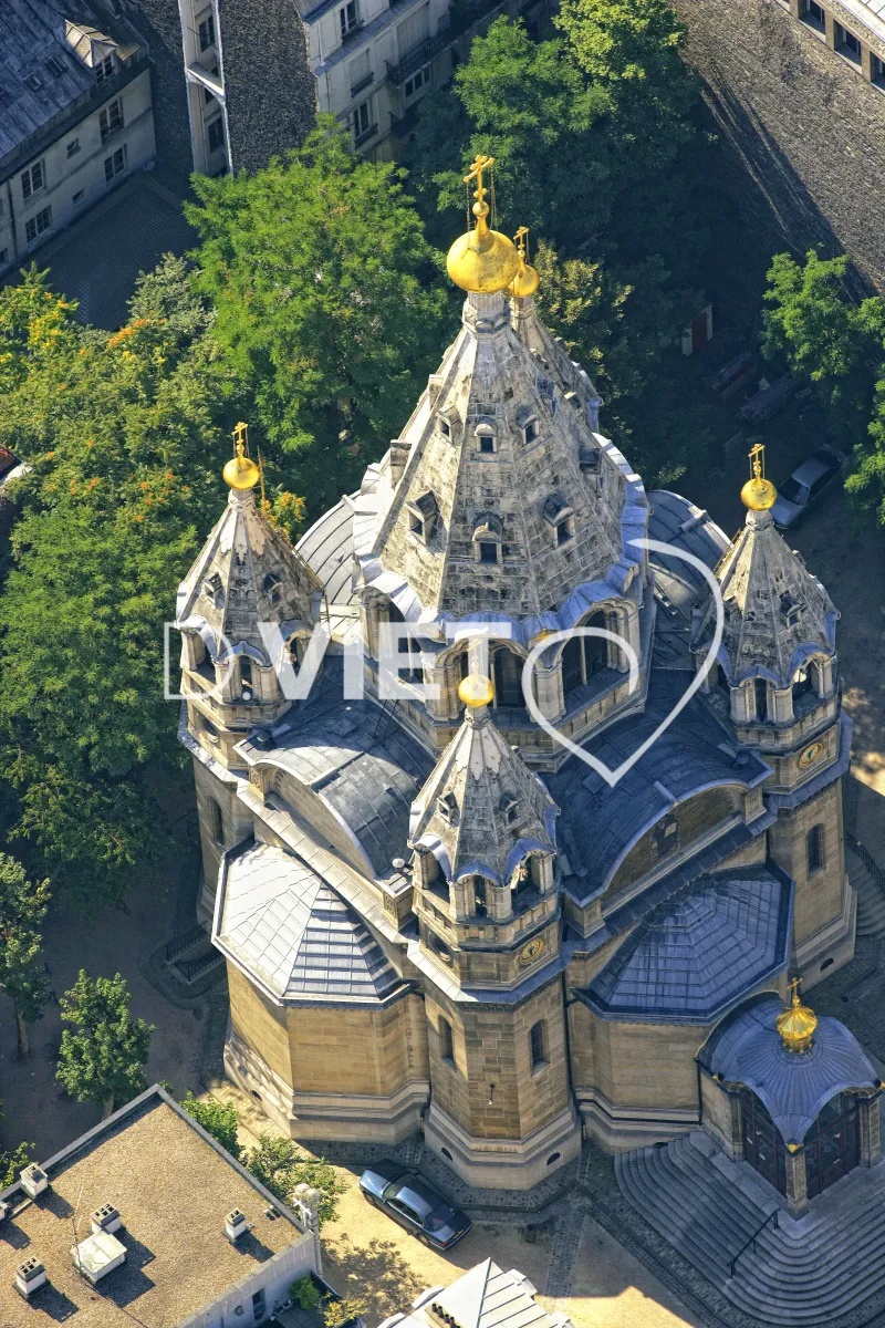 Photo Dominique VIET - Eglise Russe Rue Daru