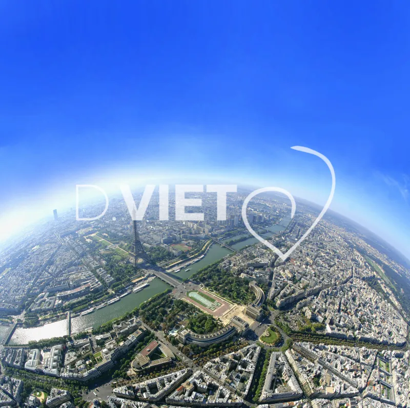 Photo Dominique VIET - Pano de paris eiffel