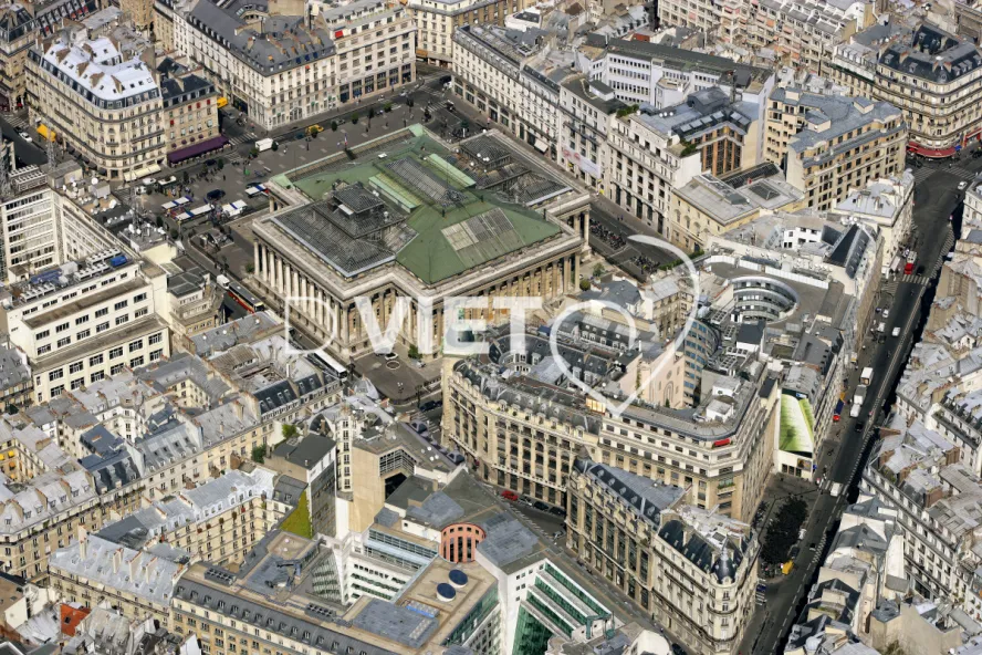 Photo Dominique VIET - palais Brongniart place de la bourse